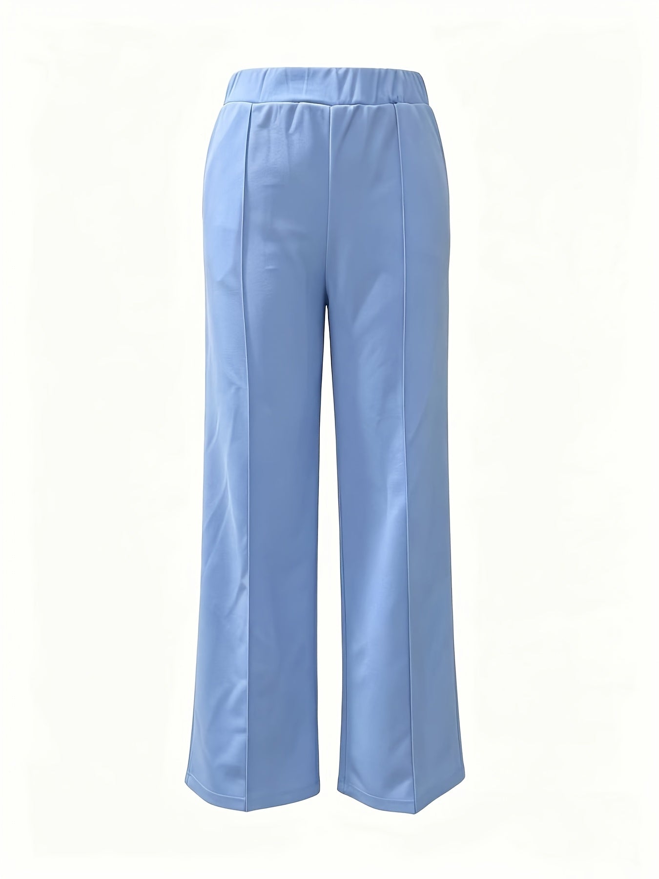Wide-Leg Dress Pants – High-Waisted Tailored Trousers with Pockets