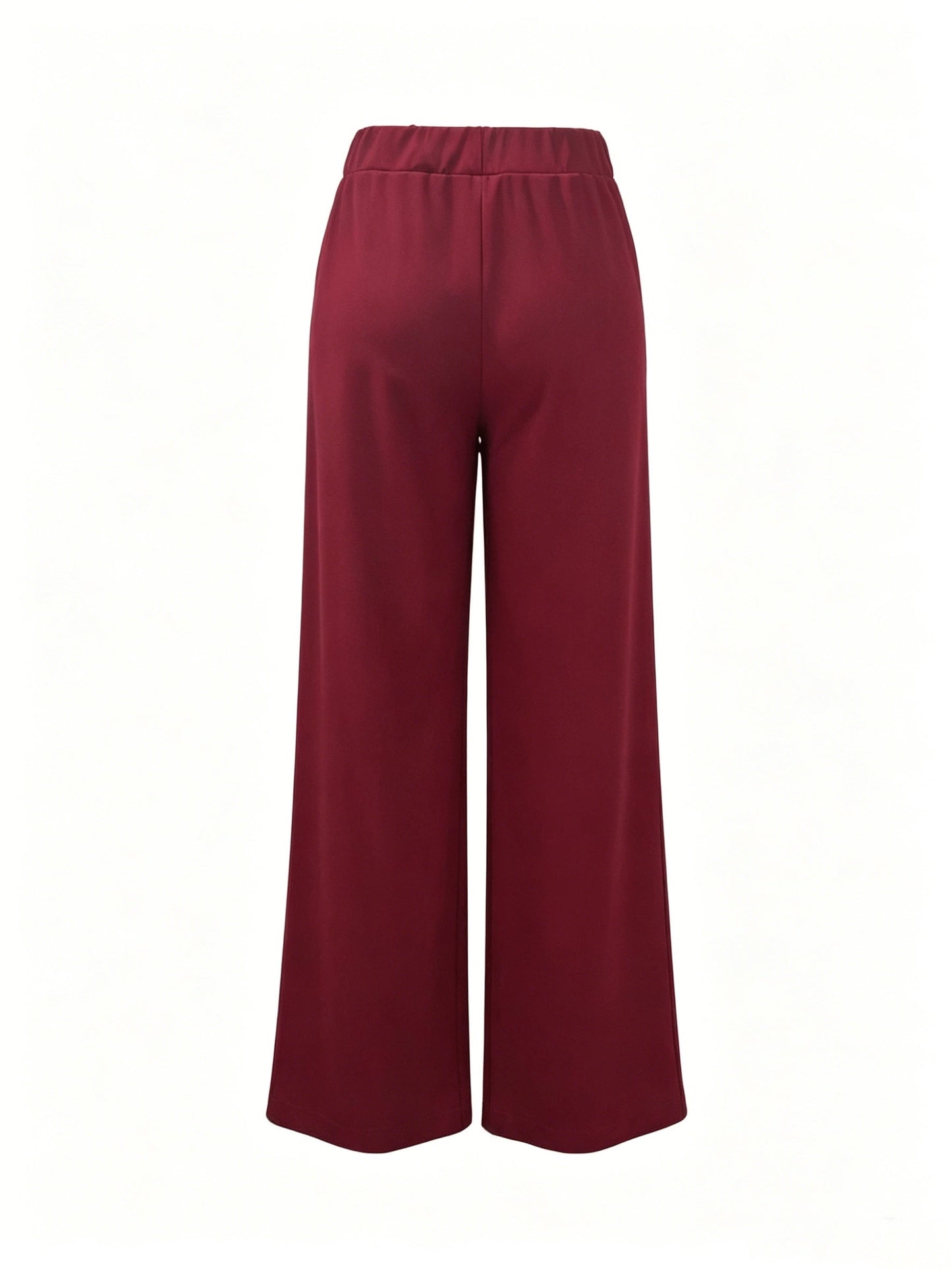 Wide-Leg Dress Pants – High-Waisted Tailored Trousers with Pockets