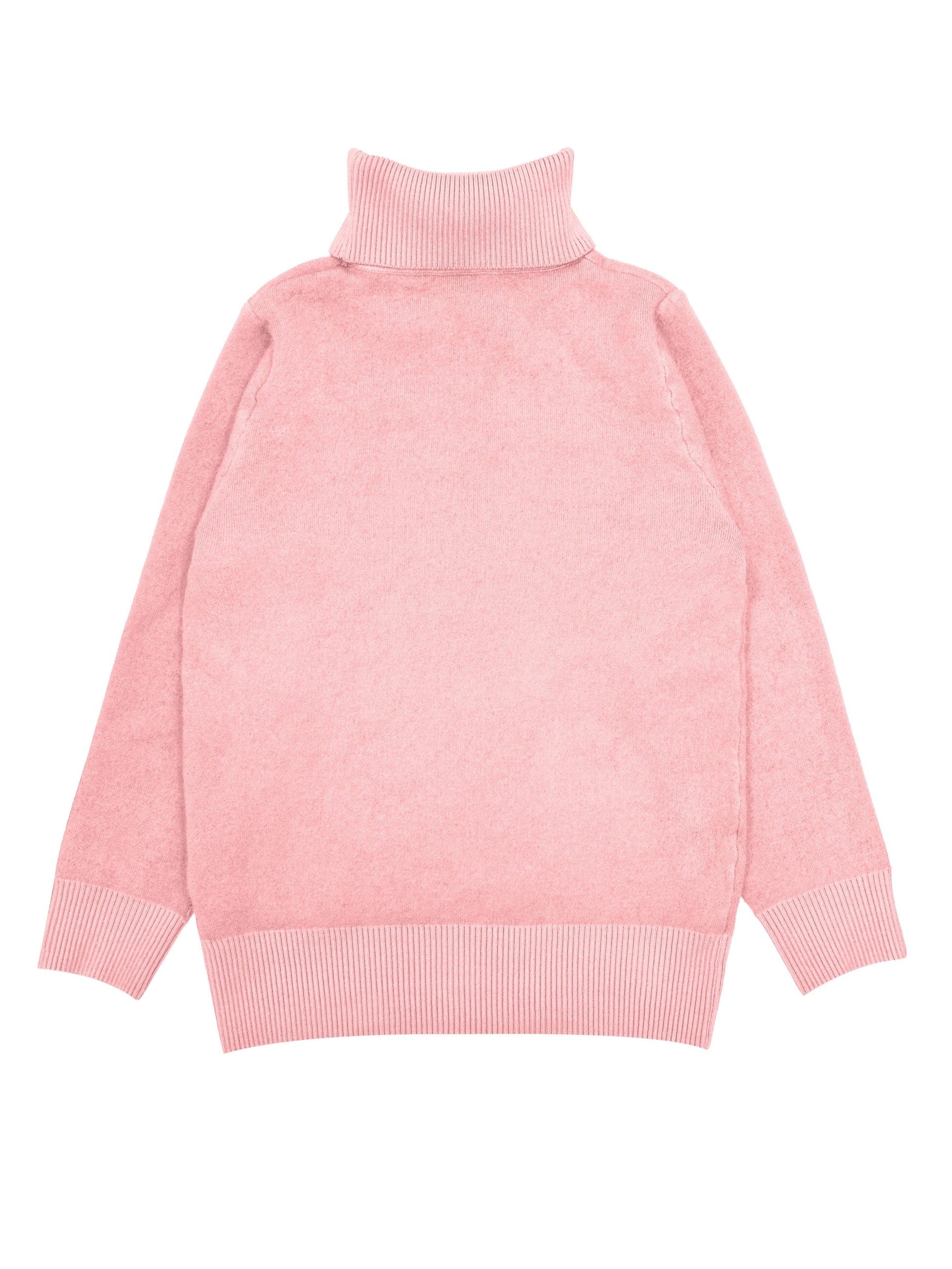 Fleece Lined Turtleneck Sweater – Slim Fit Knit Pullover