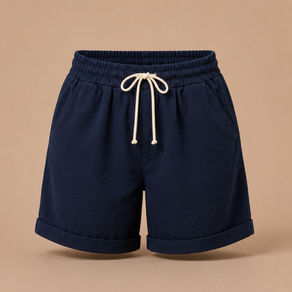 Drawstring Bermuda Shorts – Elastic Waist Casual Summer Shorts