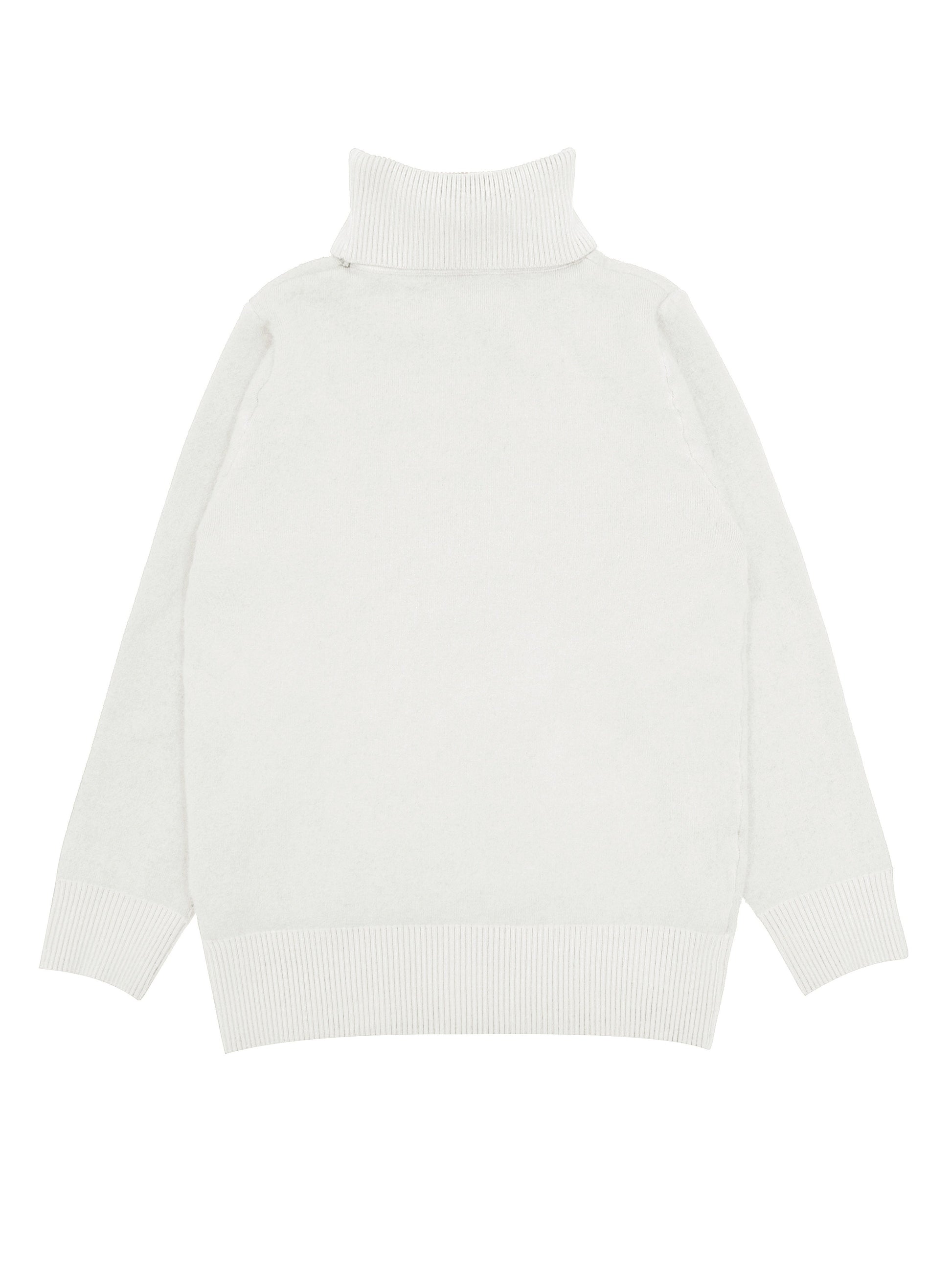 Fleece Lined Turtleneck Sweater – Slim Fit Knit Pullover