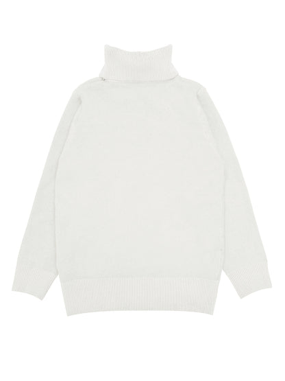 Fleece Lined Turtleneck Sweater – Slim Fit Knit Pullover