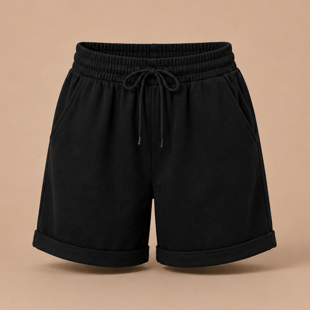 Drawstring Bermuda Shorts – Elastic Waist Casual Summer Shorts