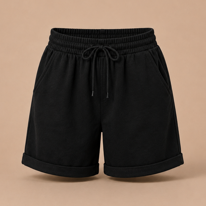 Drawstring Bermuda Shorts – Elastic Waist Casual Summer Shorts
