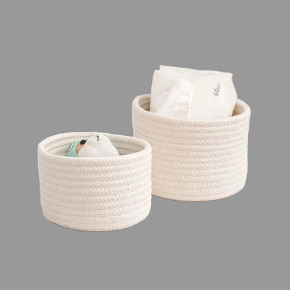 Cotton Rope Storage Baskets | Eco-Friendly Organizer for Toys