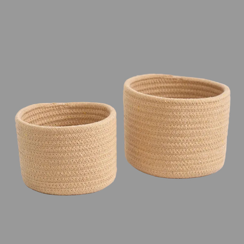Cotton Rope Storage Baskets | Eco-Friendly Organizer for Toys