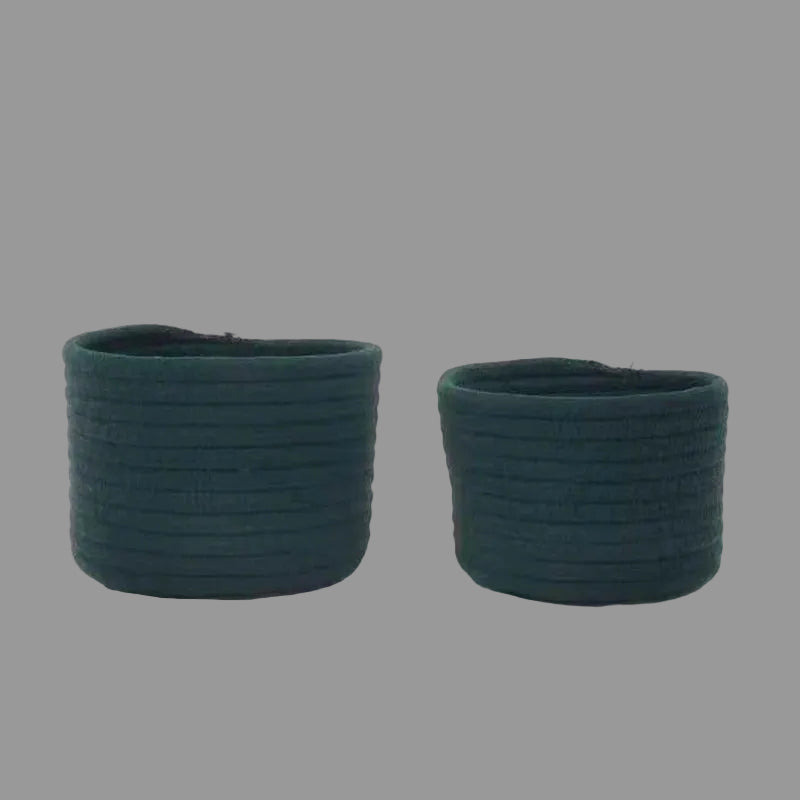 Cotton Rope Storage Baskets | Eco-Friendly Organizer for Toys