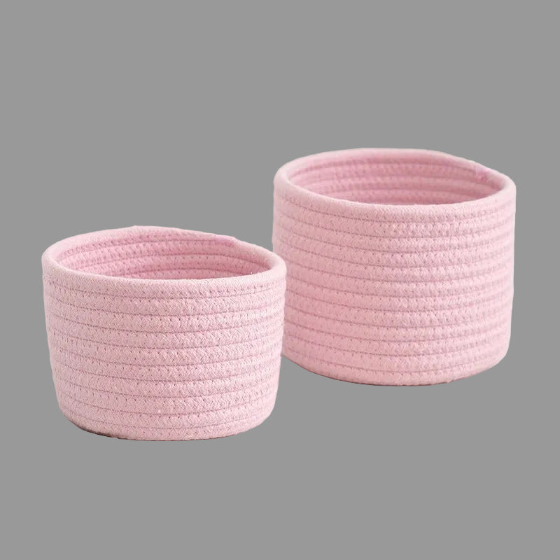 Cotton Rope Storage Baskets | Eco-Friendly Organizer for Toys