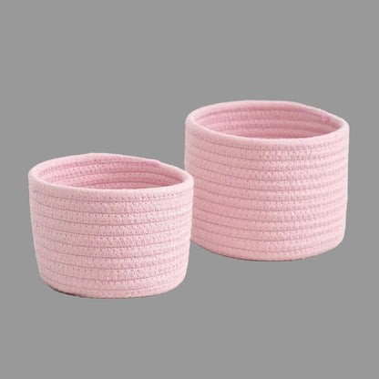 Cotton Rope Storage Baskets | Eco-Friendly Organizer for Toys