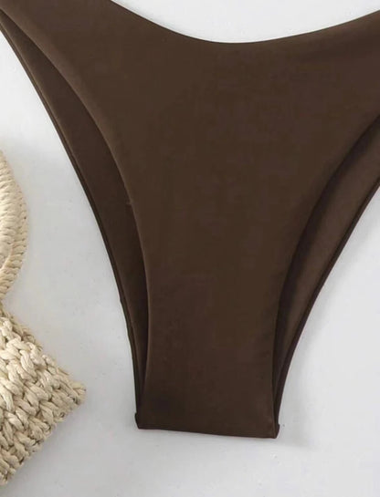 Double Fabric Thong Bikini Set | Women's Sexy Swimwear 10