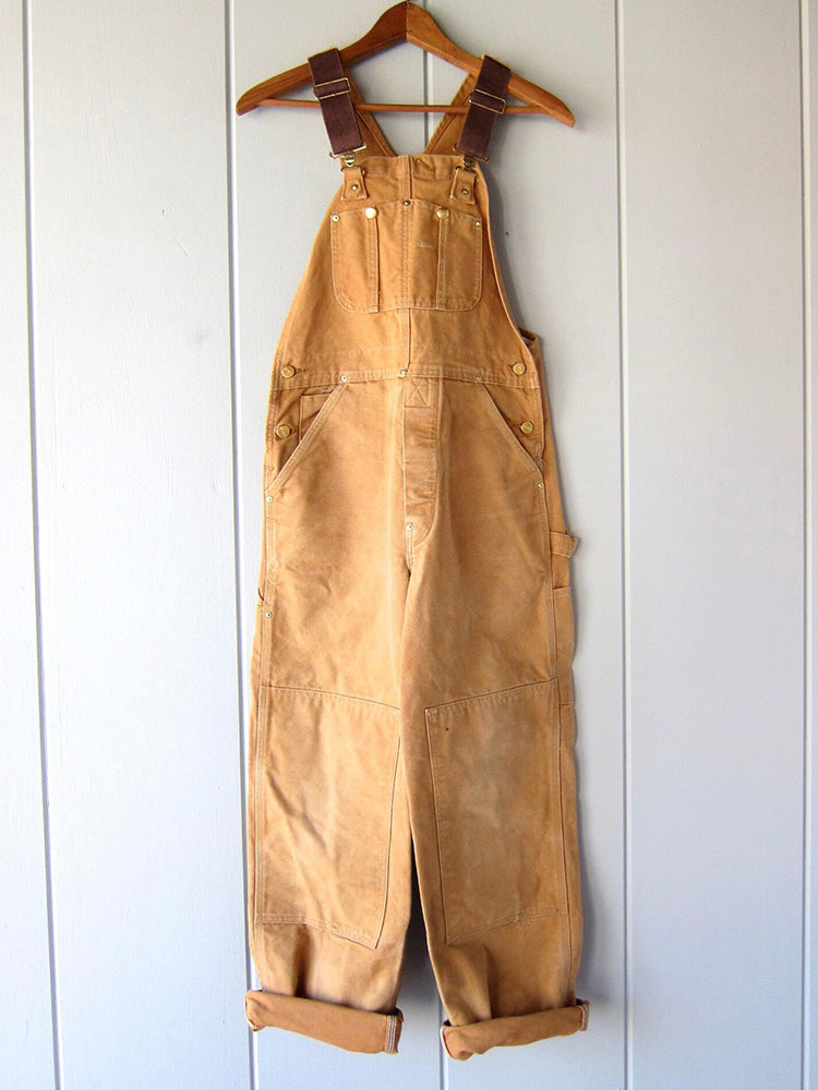 Cotton Canvas Bib Overalls – Heavy-Duty Workwear Dungarees