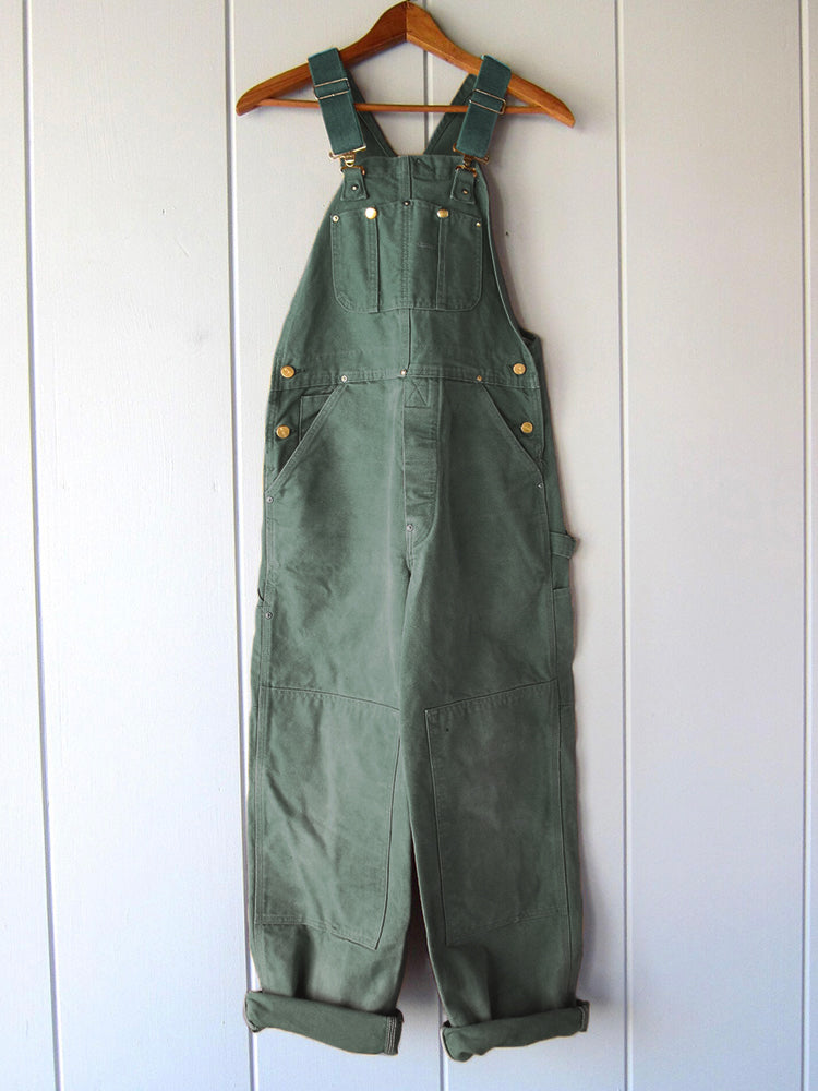 Cotton Canvas Bib Overalls – Heavy-Duty Workwear Dungarees