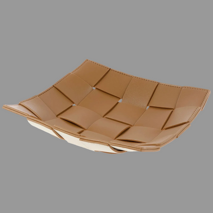 Elegant PU Leather Valet Tray | Stylish Storage Organizer