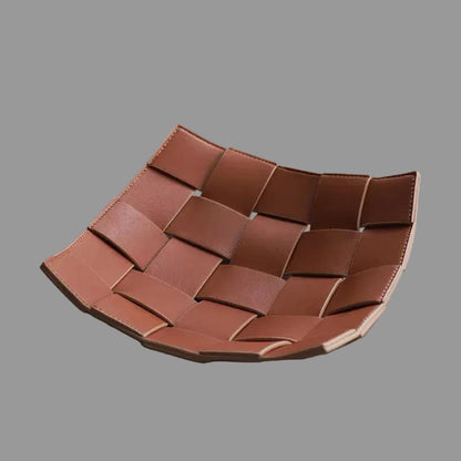 Elegant PU Leather Valet Tray | Stylish Storage Organizer
