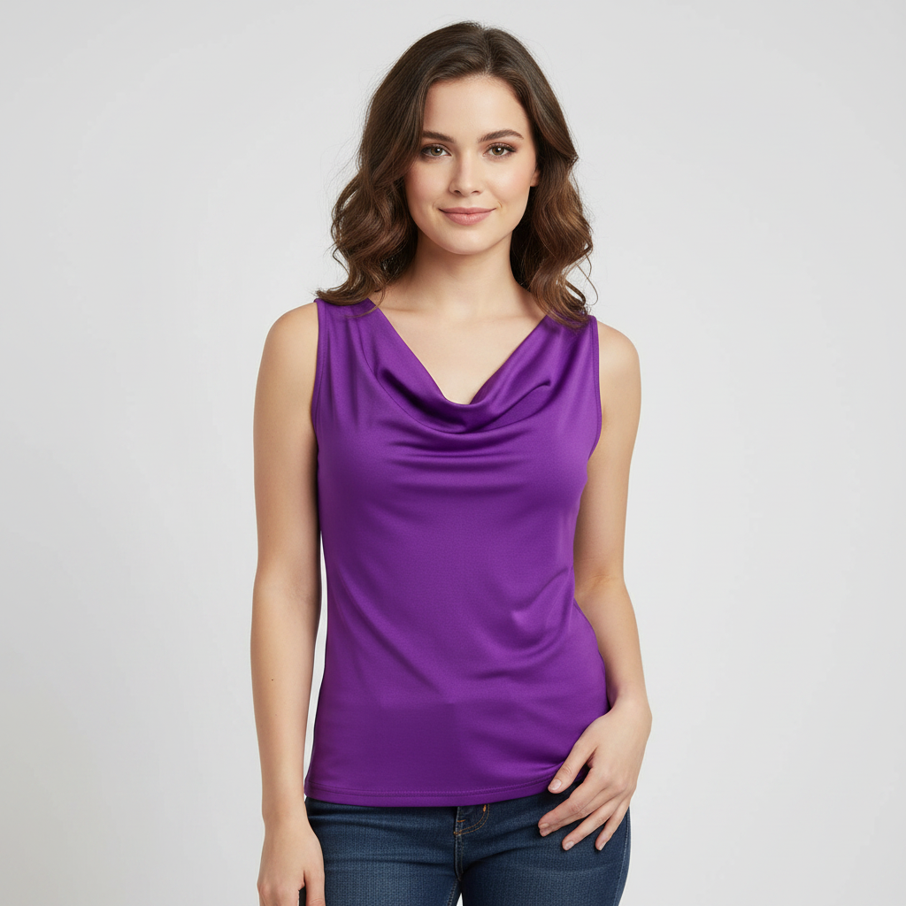 Elegant Silk Tank Top | Women's White & Black Camisole 0