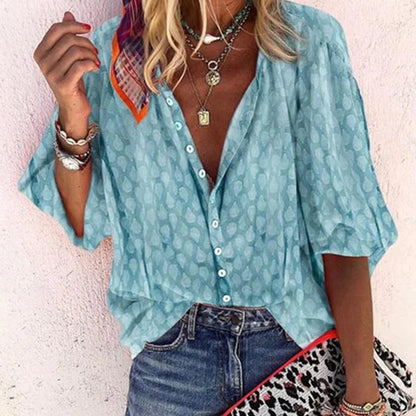 Elegant Summer Blouse | Women's Casual Top 0