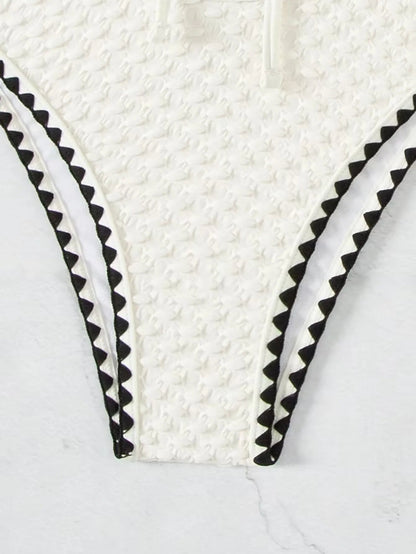 Elegant White Bandeau Bikini Set | Women's Swimwear 7