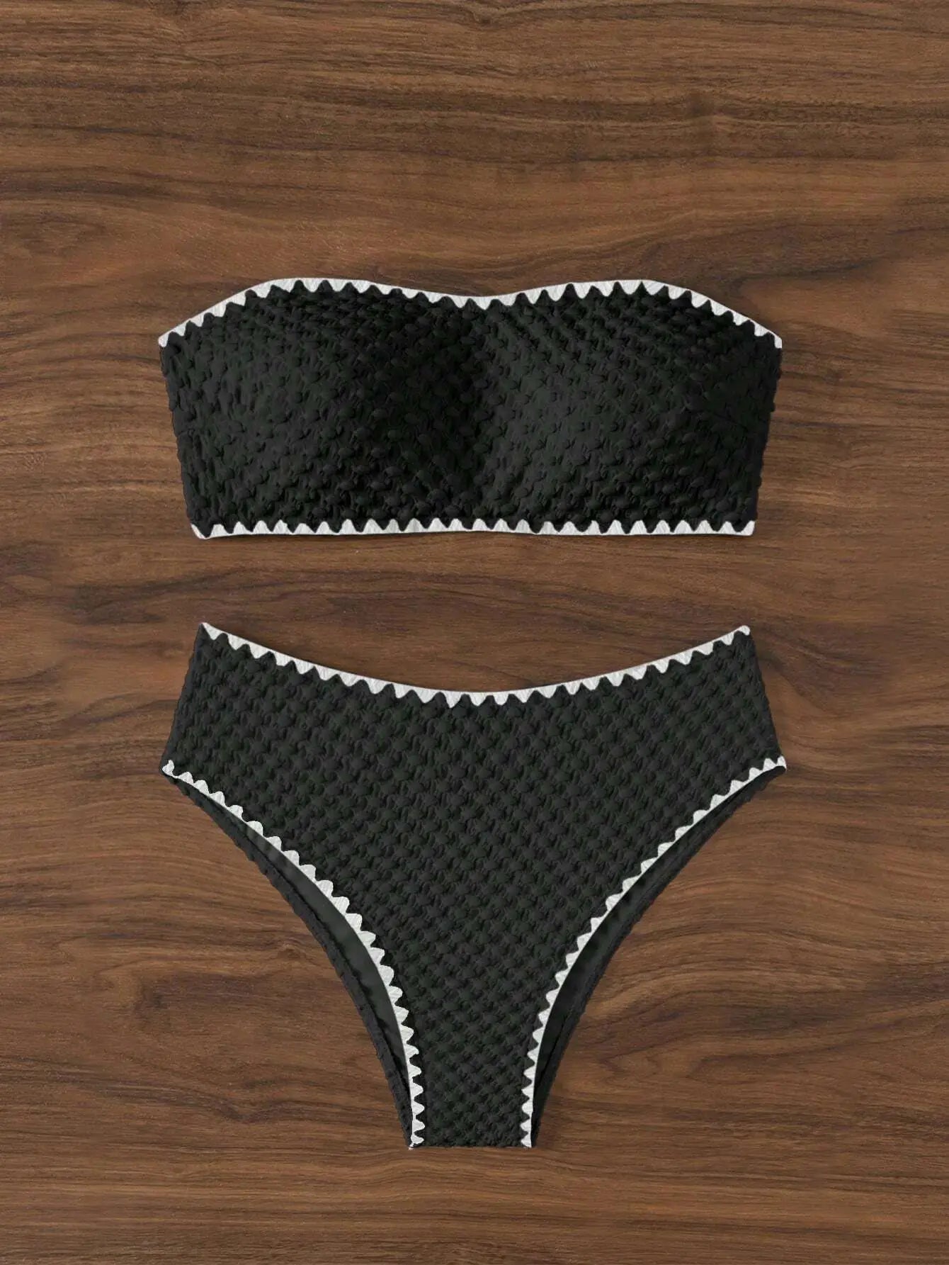 Elegant White Bandeau Bikini Set | Women's Swimwear 8