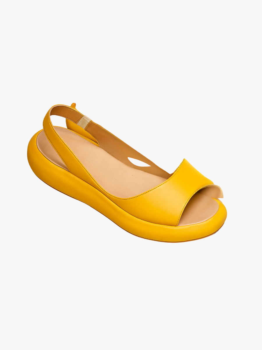 Open Toe Wedge Slingback Sandals – Cushioned Summer Sandals