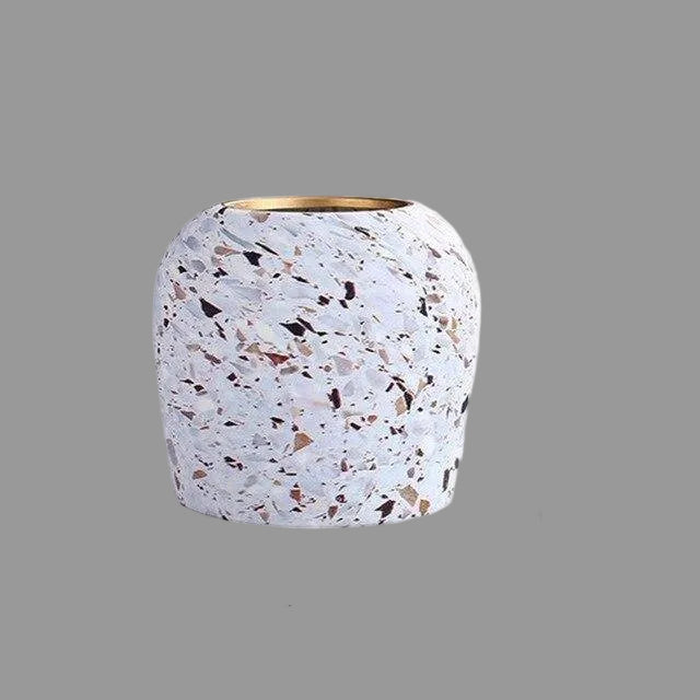 Terrazzo Ceramic Vase | Modern Flower Vase for Home Decor