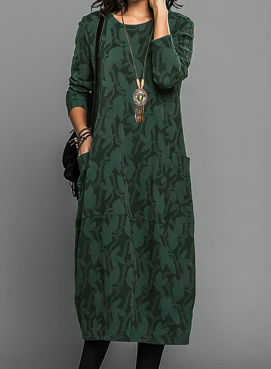 Tonal Print Midi Dress | Women's Dresses 0