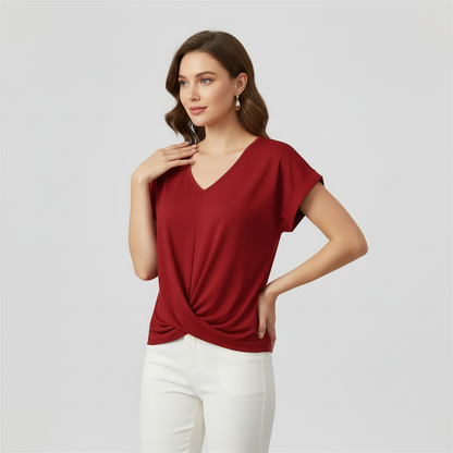 V-Neck Twist Top | Women's Going Out Top 2