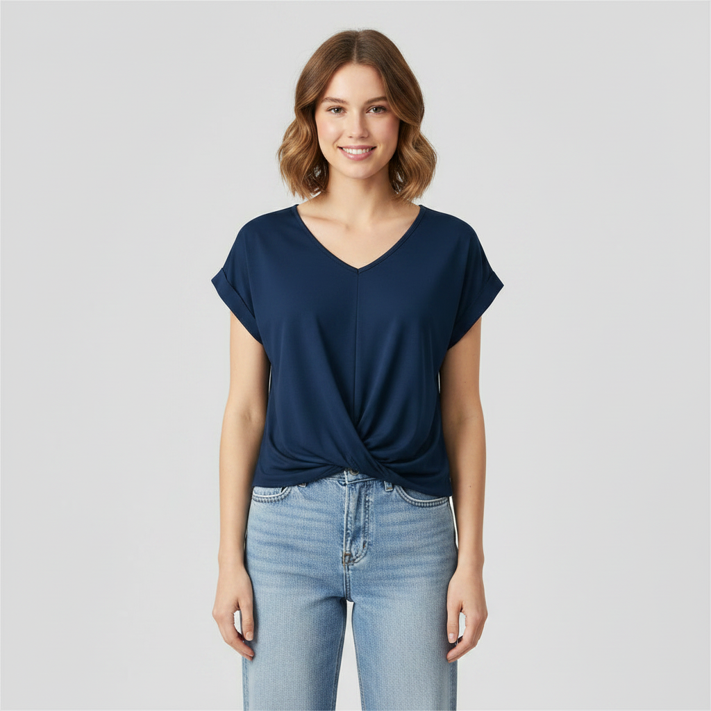 V-Neck Twist Top | Women's Going Out Top 5