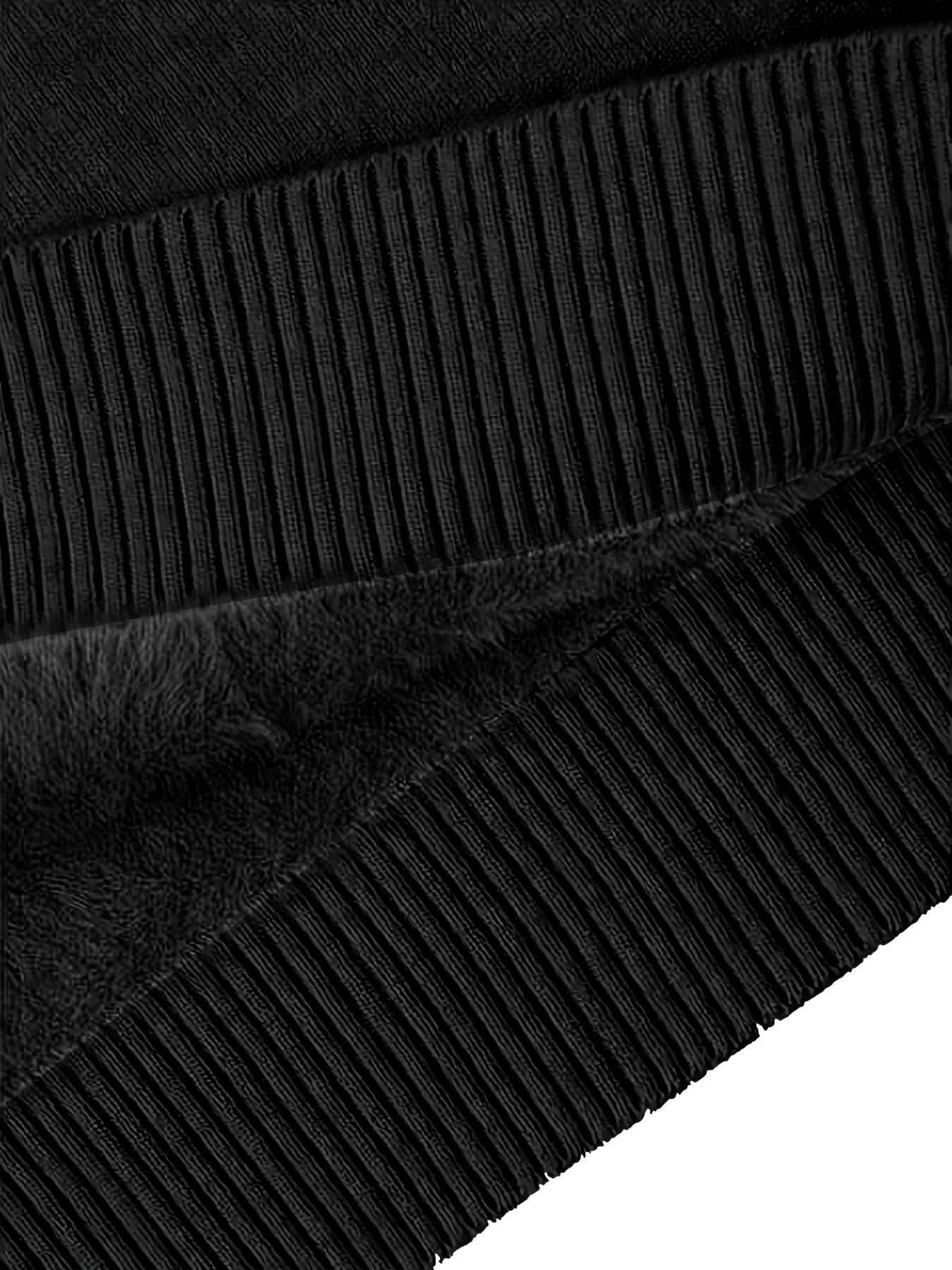 Fleece Lined Turtleneck Sweater – Slim Fit Knit Pullover