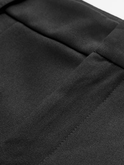 High-Waisted Pleated Shorts – Tailored Wide-Leg Shorts with Belt Loops