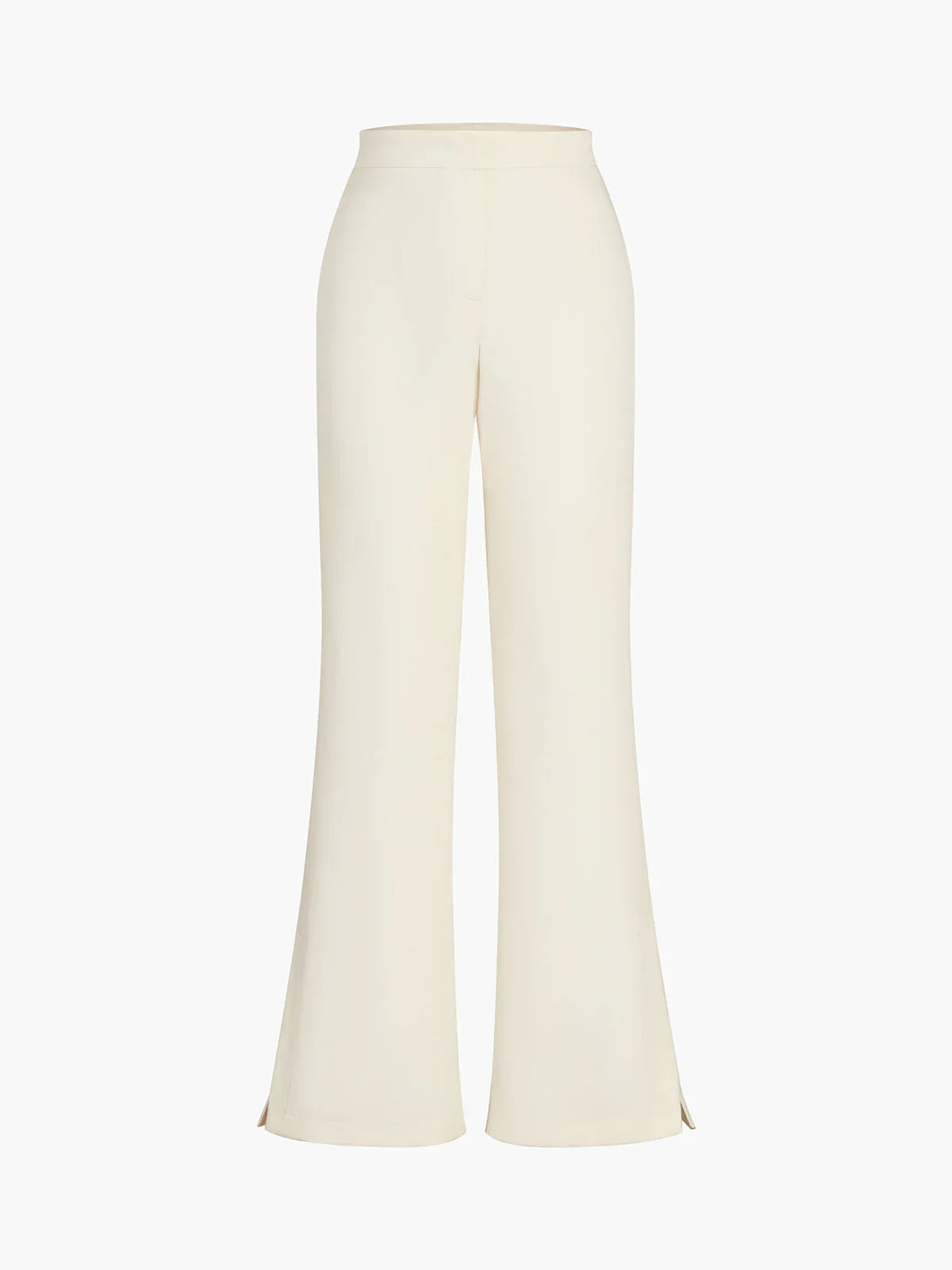 Strapless Corset Top Wide Leg Pants Set – Button-Front Tailored Two-Piece