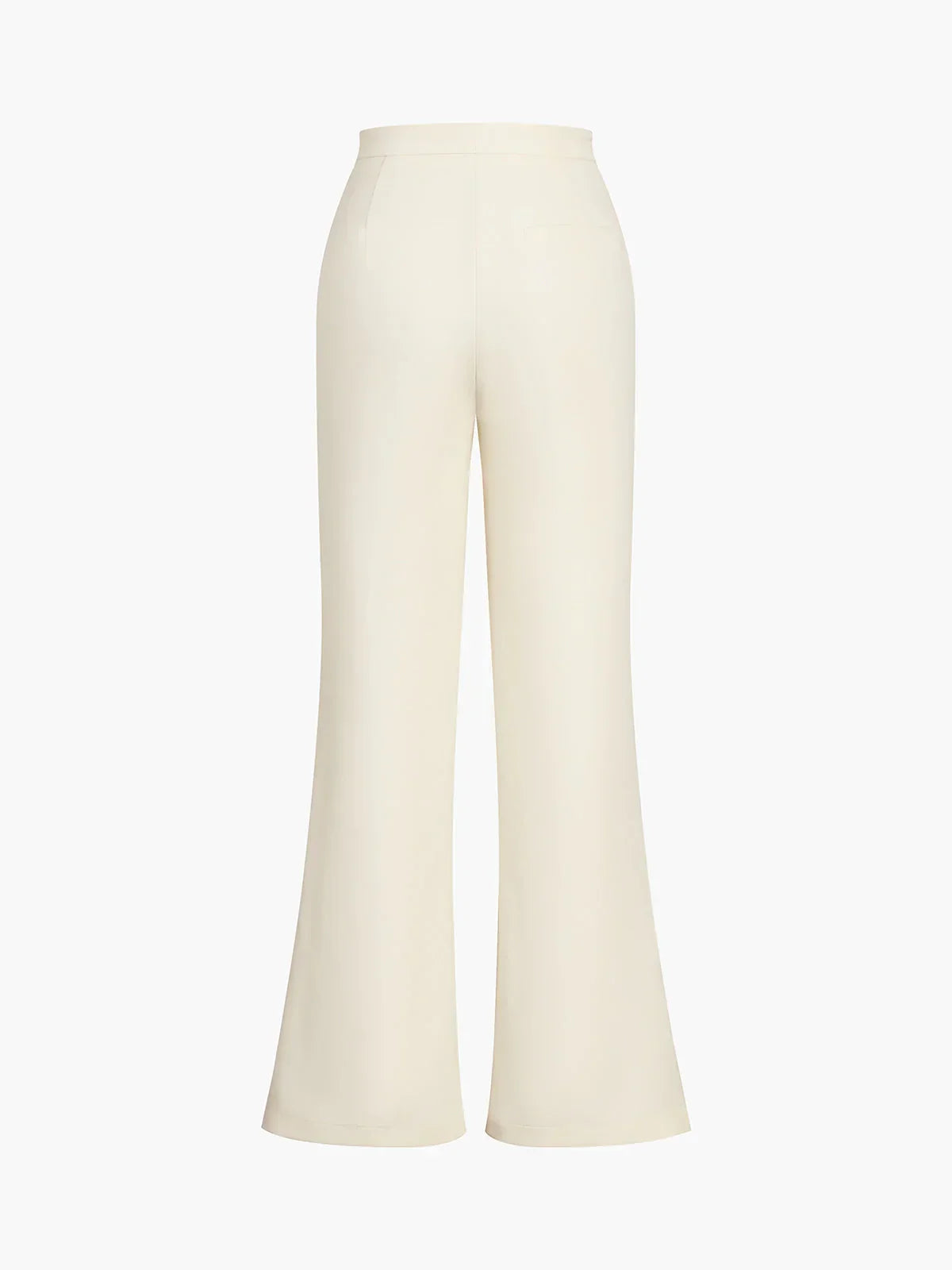Strapless Corset Top Wide Leg Pants Set – Button-Front Tailored Two-Piece