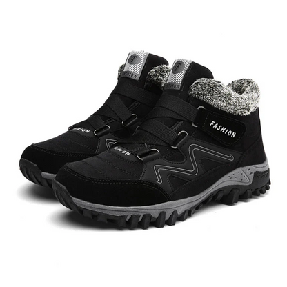 Faux Fur Lined Ankle Boots – Women's Winter Lug Sole Boots